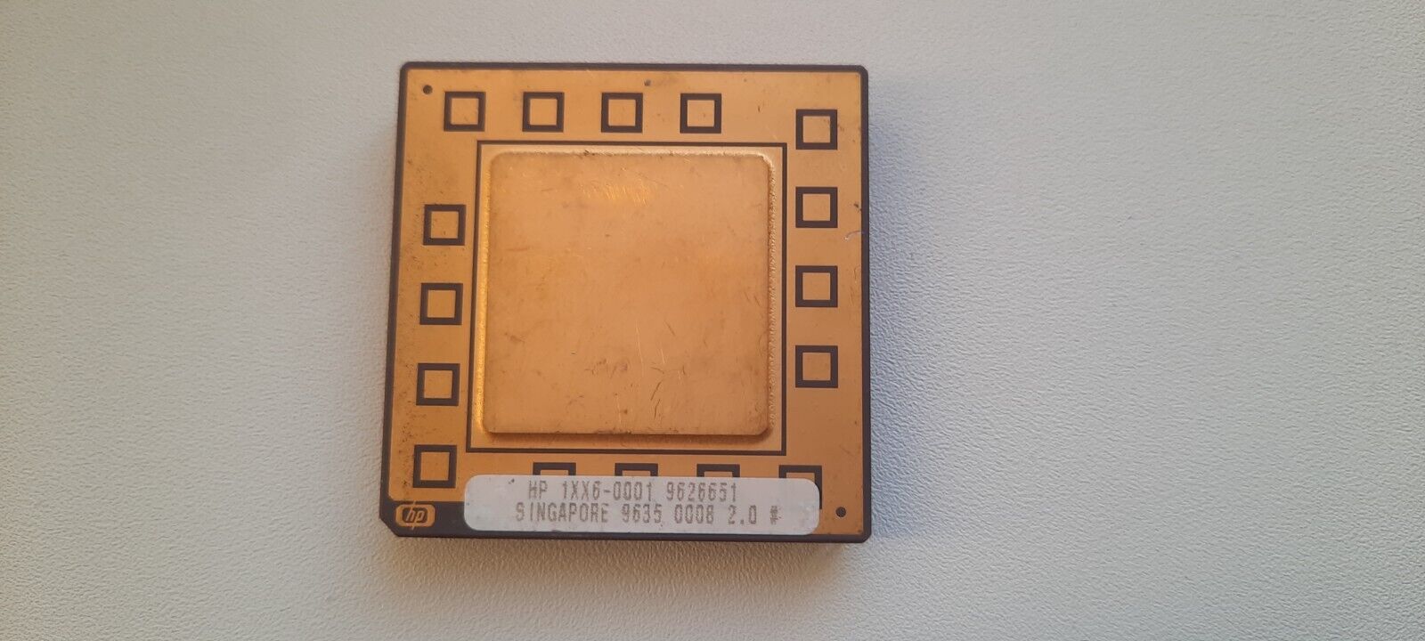 vintage GOLD CPU for collection or GOLD scrap HP VLSI LSI MOTOROLA HITACHI