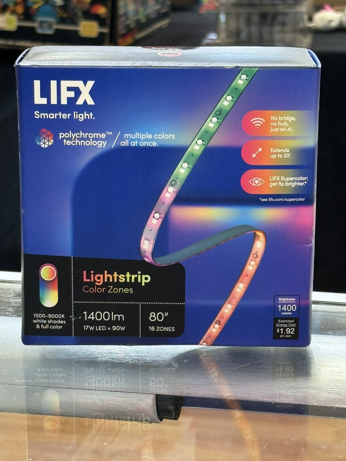 LIFX Lightstrip Color Zones 1400LM 80ft Lighting Kit LZ3SK2MUS NEW