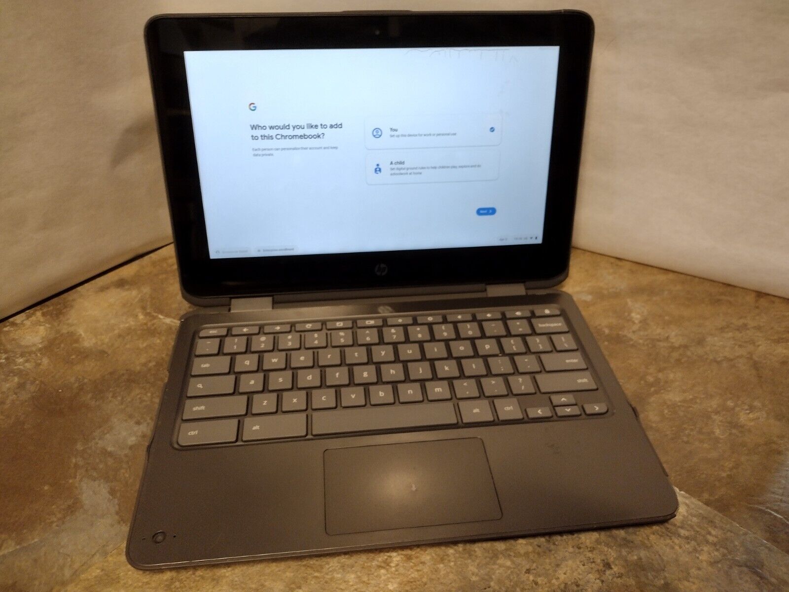 HP Chromebook x360 G1 11.6