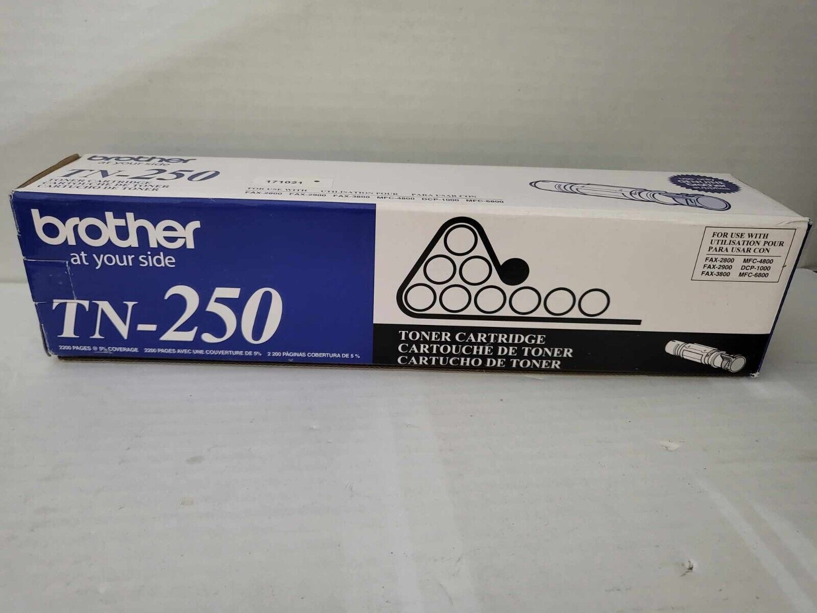Brother Toner Cartridge FAX-2800 2900 3800 MFC-4800 6800 DCP-1000 TN-250