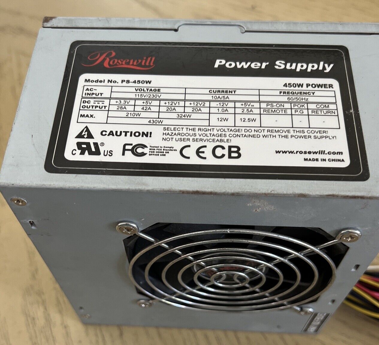 Rosewill Computer Power Supply PS-450W