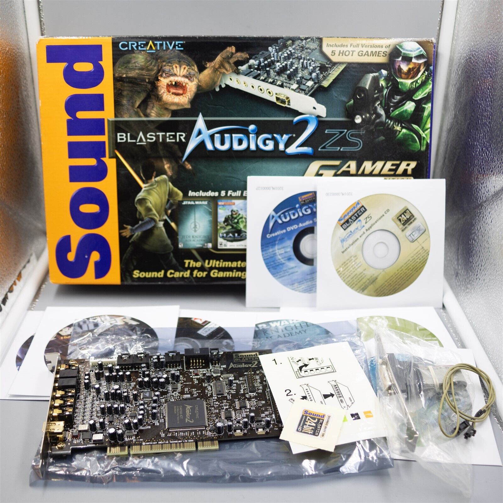 Creative Sound Blaster Audigy 2 ZS Gamer Edition Sound Card Vintage