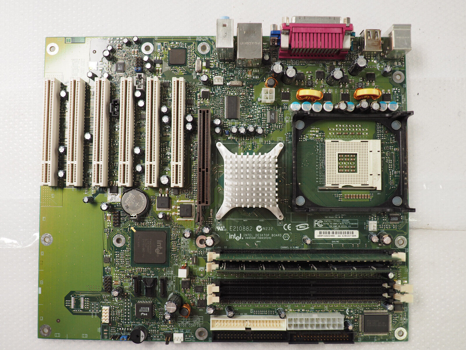 Intel D865GBF D865PERC C28142-409 Socket mPGA478B ATX Desktop Motherboard