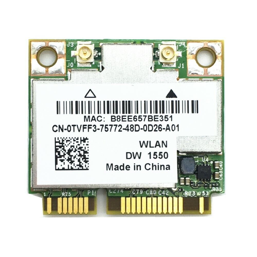 Dell Wireless DW1550 Precision M4800 WiFi Card BlueTooth 4.0 TVFF3 0TVFF3