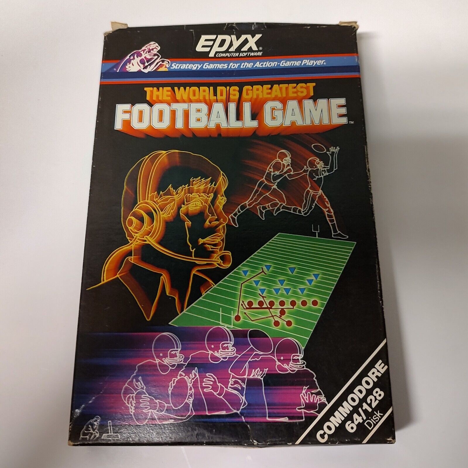 The World\'s Greatest Football Game  EPYX 1985  Commodore 64 / 128 Vintage Game