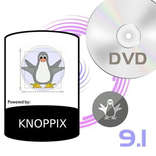 KNOPPIX 9.1 LINUX INSTALL & LIVE DVD