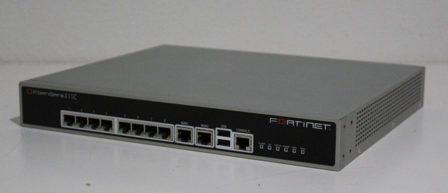 Fortinet Fortigate FG-111C Firewall Appliance Fortigate-111C 64GB SSD Tested