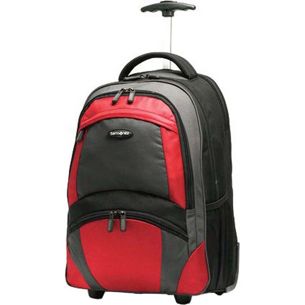 Samsonite Rolling Laptop Backpack 20x9x14 17878-1070, 5 lbs