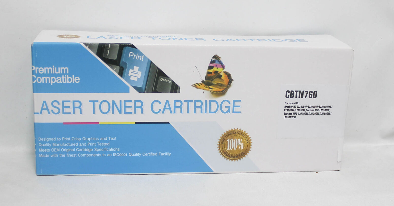 CBTN760 Laser Toner Cartridge For Use With Brother Hl-L2350Dw L2370Dw\