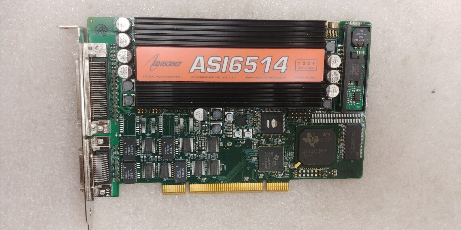 AudioScience ASI6514 Radio Broadcast Automation PCI Sound Card - VERY RARE F S/H