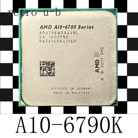 AMD A10-6790K CPU A10-Series Quad-Core 4MB 4.0GHz Socket FM2 100W Processor