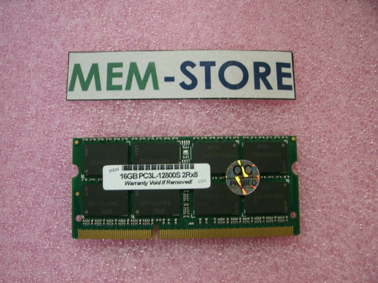 Single 16GB SODIMM 1x16GB PC3L-12800 Memory for HP Elitebook 820 G2 Notebook PC 