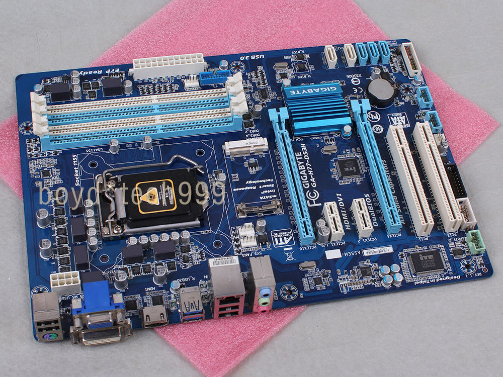 Gigabyte GA-H77-DS3H V1.1 LGA 1155/Socket H2 Intel Motherboard ATX