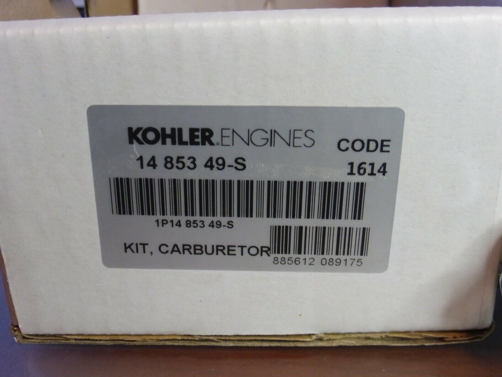 Genuine Kohler 14 853 49-S OEM Carburetor Assembly for XT650 XT675 XT149 &Others