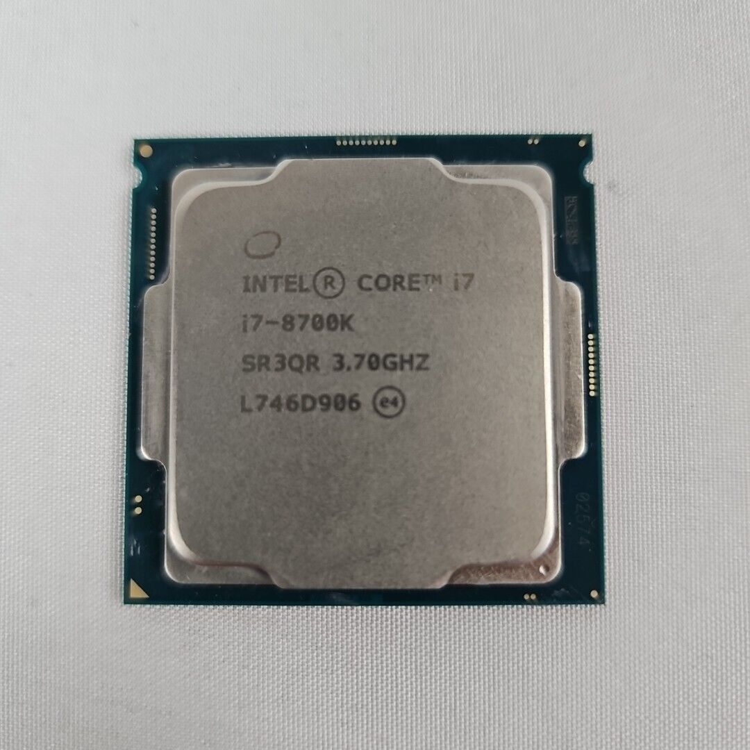 Intel Core i7-8700K SR3QR 3.70GHz 6 Core LGA 1151 CPU Processor