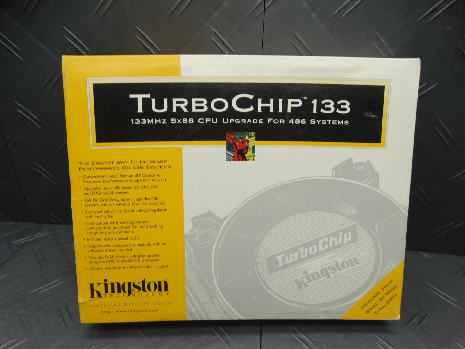 Kingston TurboChip 133 CPU Upgrade 133MHZ 5X86 for 486 System TC5X86/133 New