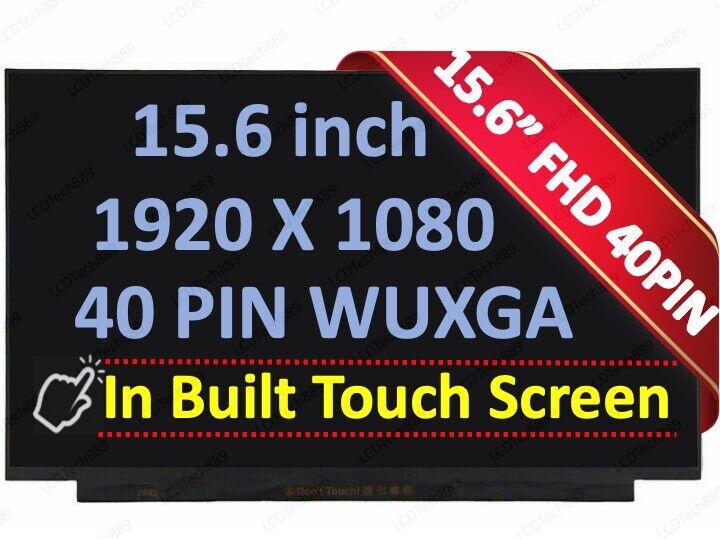 Lenovo 5D10V82421 5D10W46422 NV156FHM-T07 Laptop LED Lcd Touch Screen 15.6\