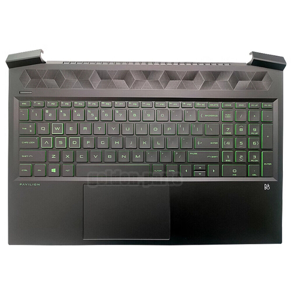 New Green Backlit For HP Pavilion Gaming 16-A 16T-A PALMREST Keyboard M02039-001