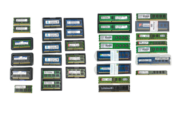 Lot of 31 Assorted DDR3 RAM, DIMM, SODIMM, Kingston, A-Tech, SK Hynix, Patriot