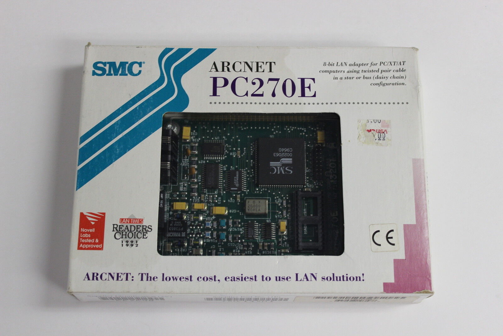 SMC PC270E ISA ARCNET ADAPTER 750.13201 NEW OPEN BOX