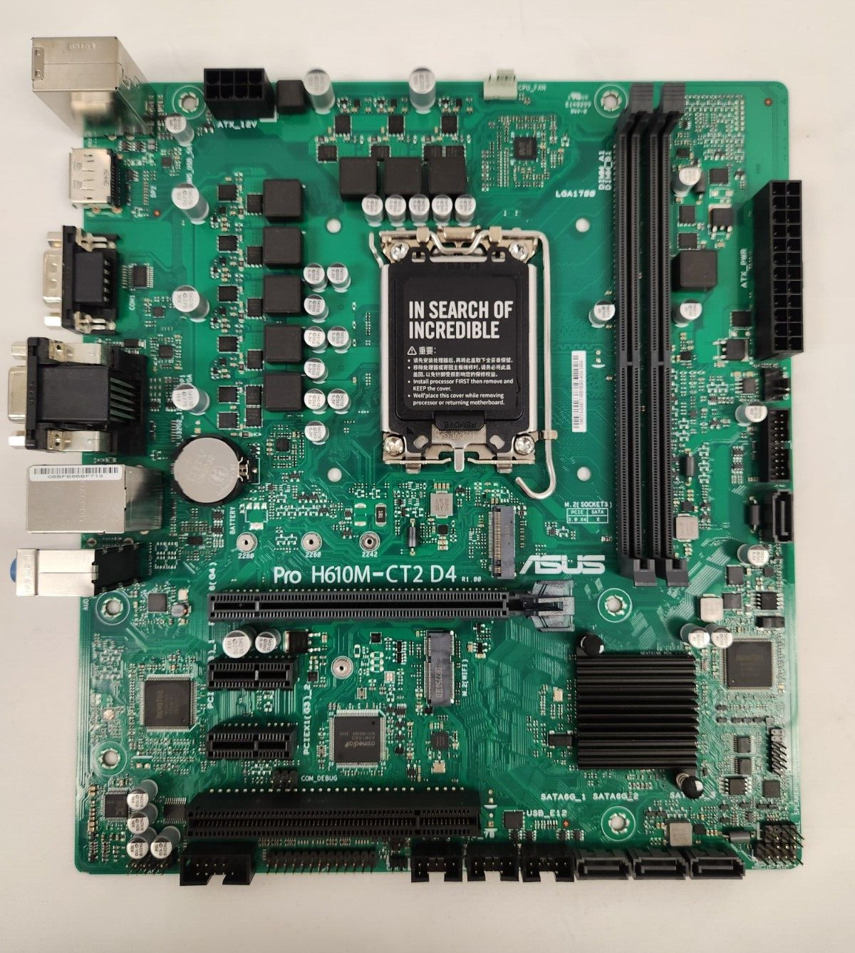 ASUS PRO H610M-CT2 D4 LGA 1700 ATX Intel Motherboard 12th/13th Gen-Bulk
