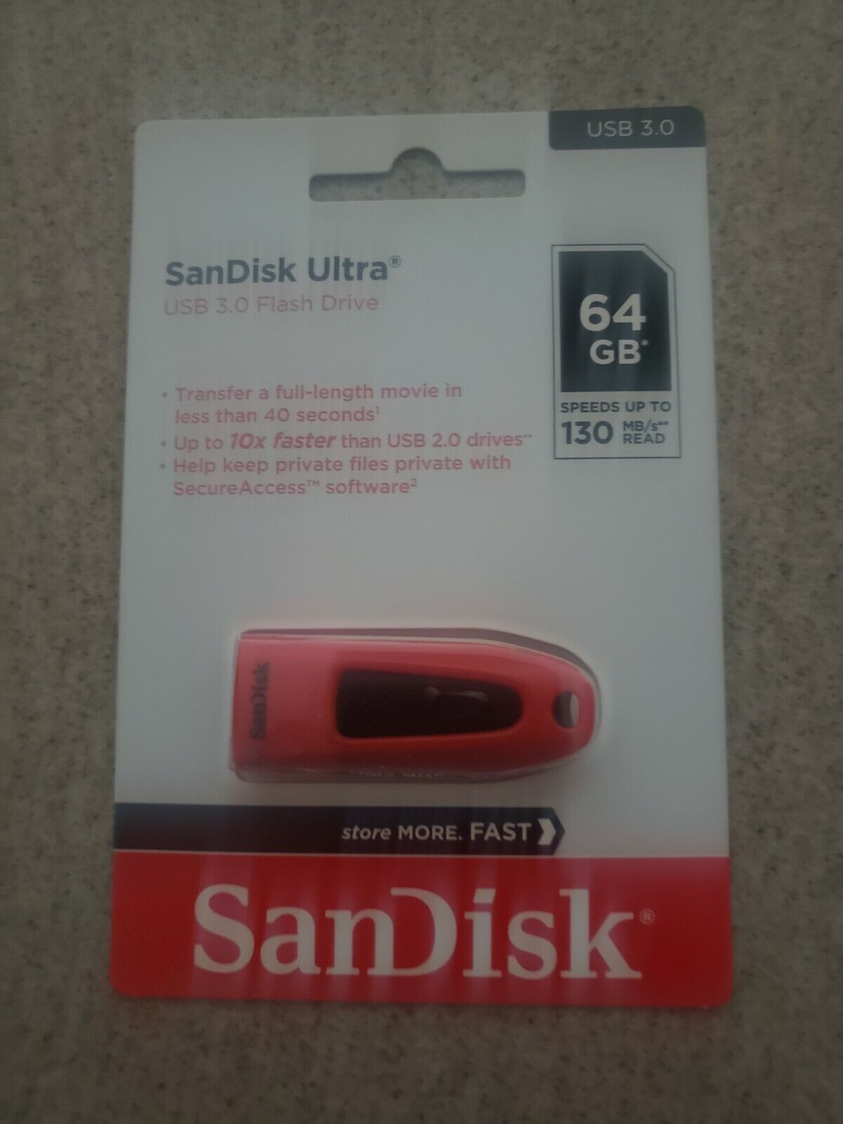SanDisk Ultra 64GB USB 3.0 Flash Drive - (SDCZ48-064G-UAM46)