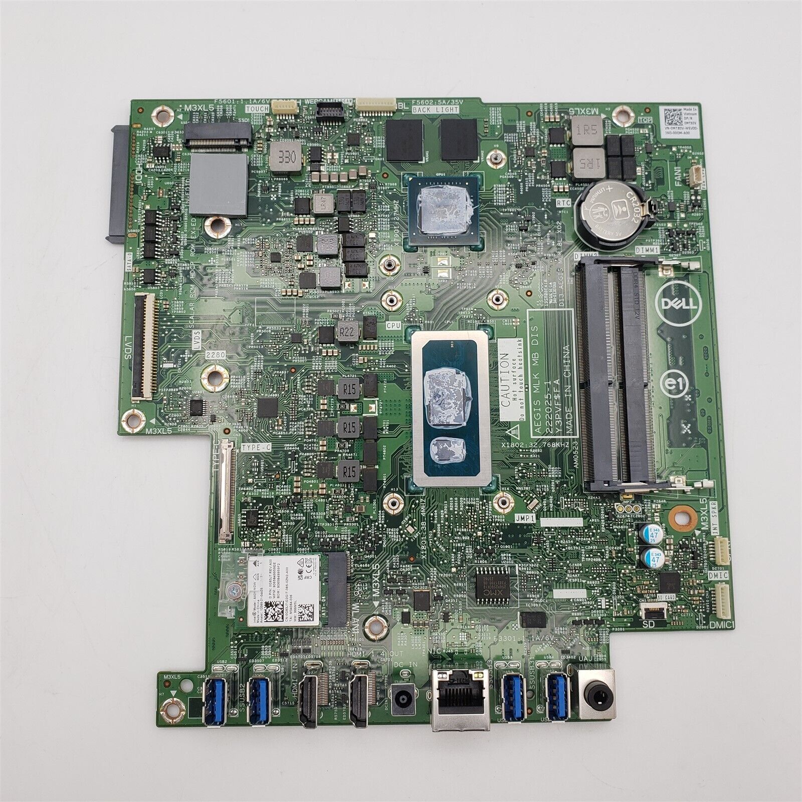 Motherboard w/ Intel I7-1355U CPU for Genuine 0MTX0V Inspiron 27 7720 All-in-one