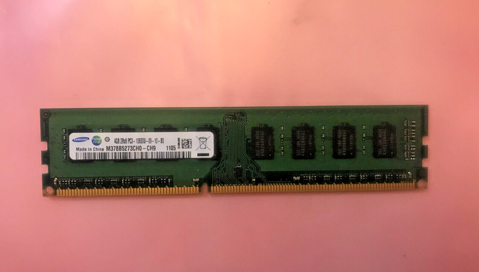 Samsung M378B5273CH0-CH9 4GB DIMM PC3-10600 DDR3 1333MHz Desktop Memory RAM