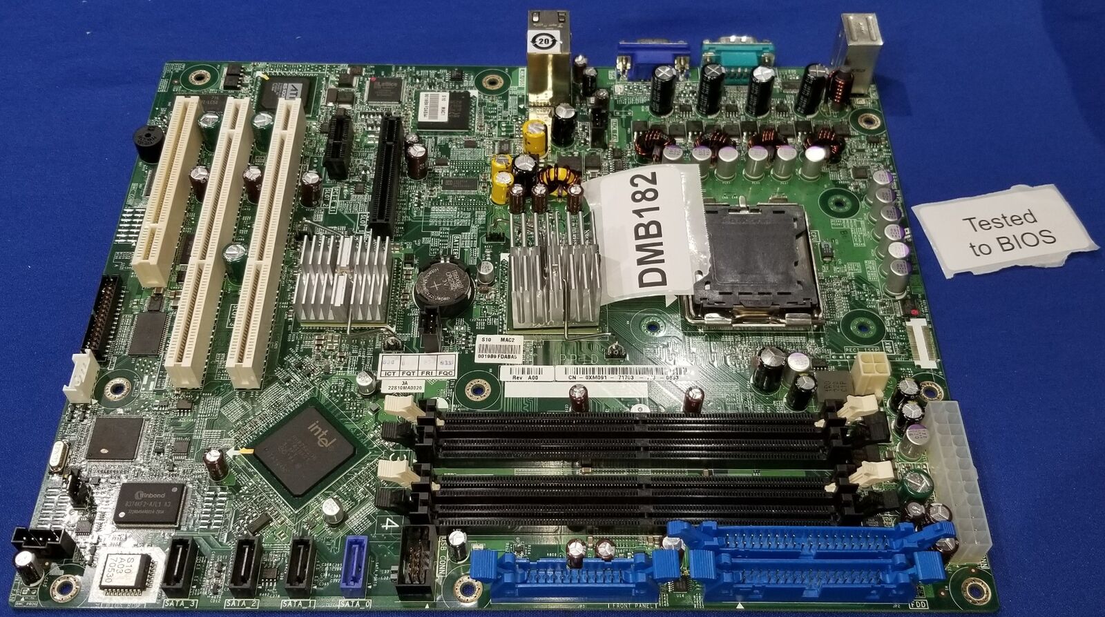 DMB182 - Dell PowerEdge 840 LGA775 Desktop Motherboard 0XM091 XM091