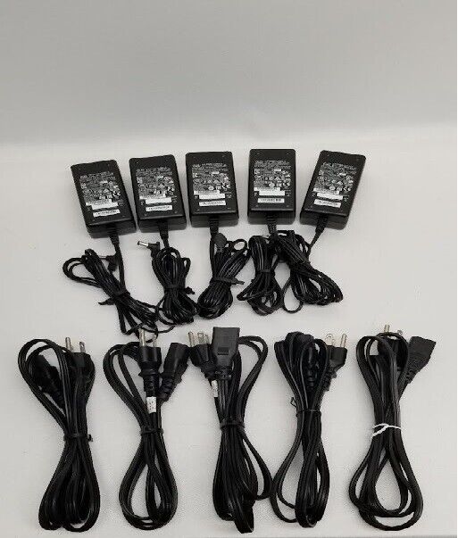 ***GREAT*** CISCO LOT OF 5 CP-PWR-CUBE-3 P/N 341-0206-03 B0 & Power Cord