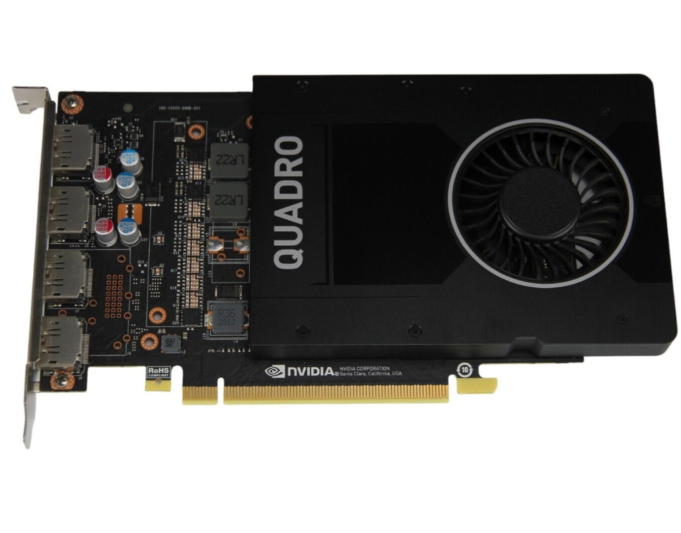HP Nvidia Quadro P2200 5GB GDDR5X 4x DP 1.4 PCI-e  x16 Graphics Card L65626-001