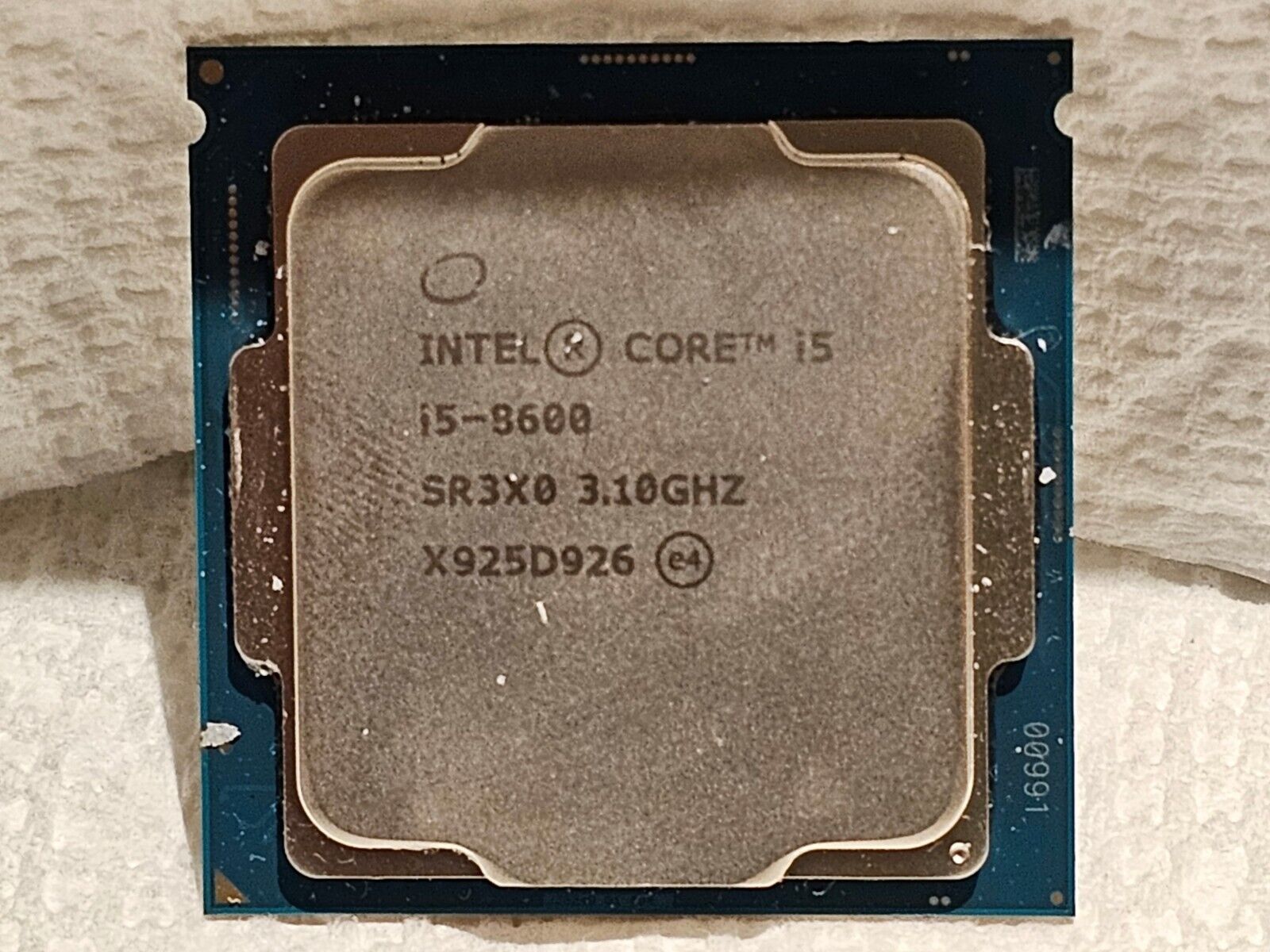 Intel Core I5-8600 3.10GHZ Processor