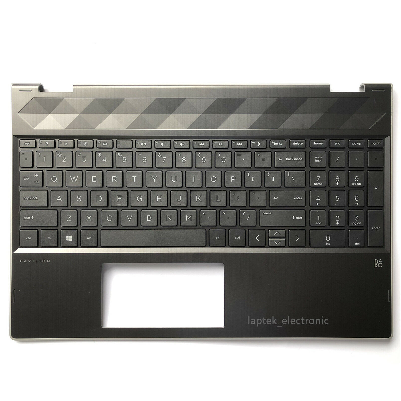 For HP Pavilion X360 15T-CR 15-CR00 Upper Case Palmrest Keyboard L20848-001 US