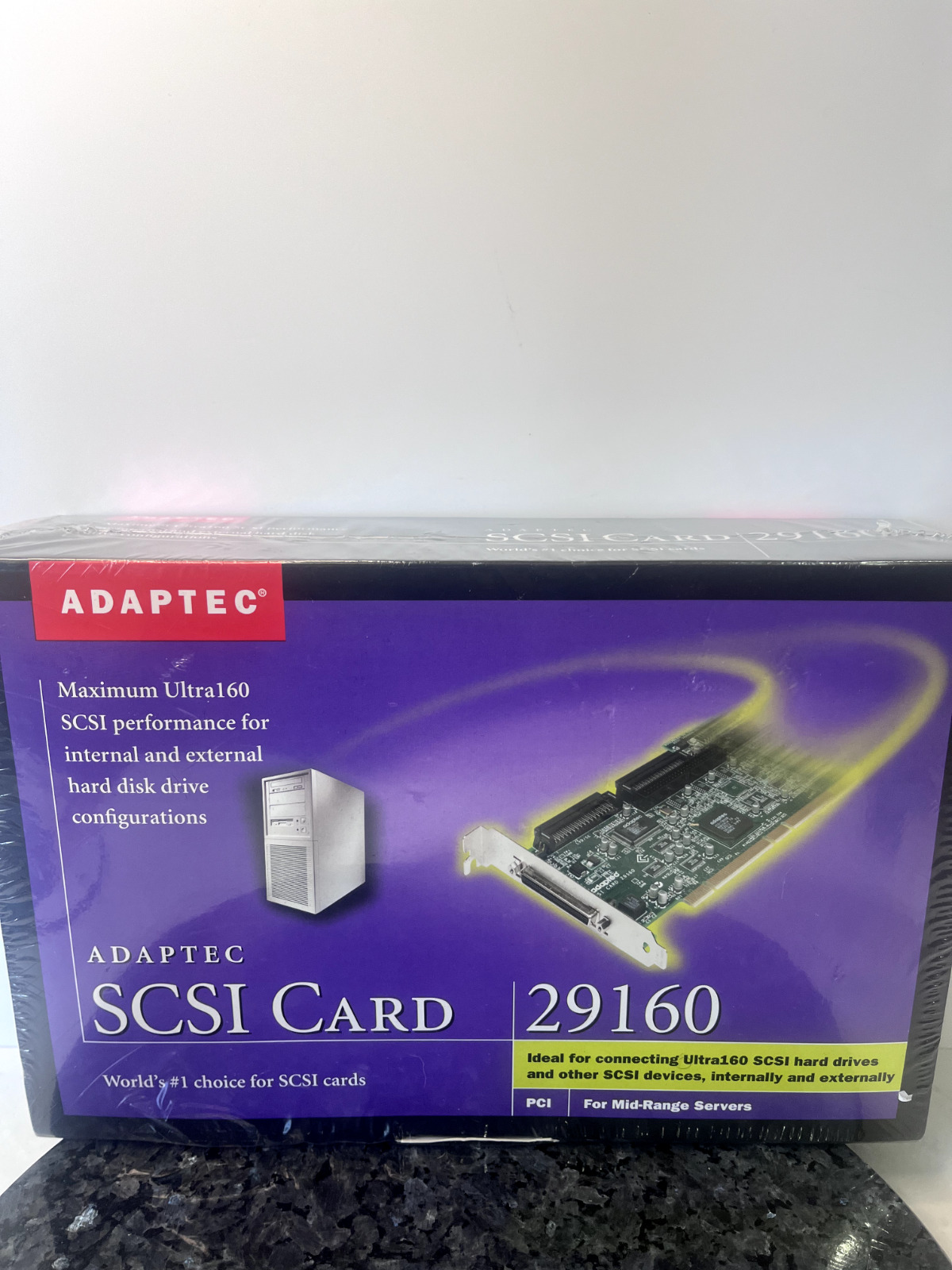 ADAPTEC SCSI CARD#29160 IDEAL 4 ULTRA160 AND OTHER SCSI DEVICES-MID RANGE SERVER