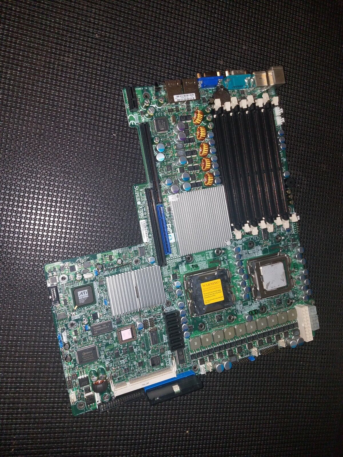 Super Micro Motherboard X7DBU Rev 1.02  Tested and functional