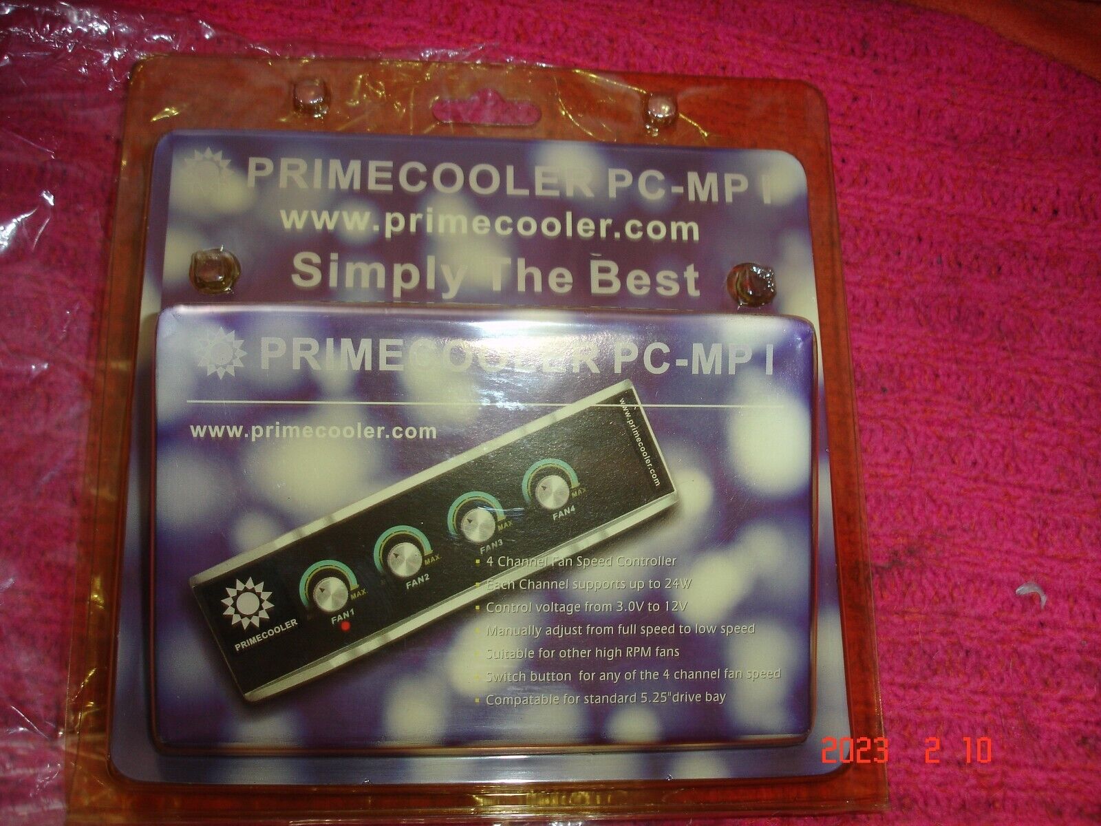 PrimeCooler PC  Multi Fan Speed Controller, 4 channels X 6W*24W total*  Vintage