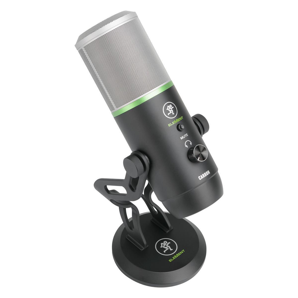 Mackie Carbon EleMent Series Premium USB Condenser Microphone #CARBON