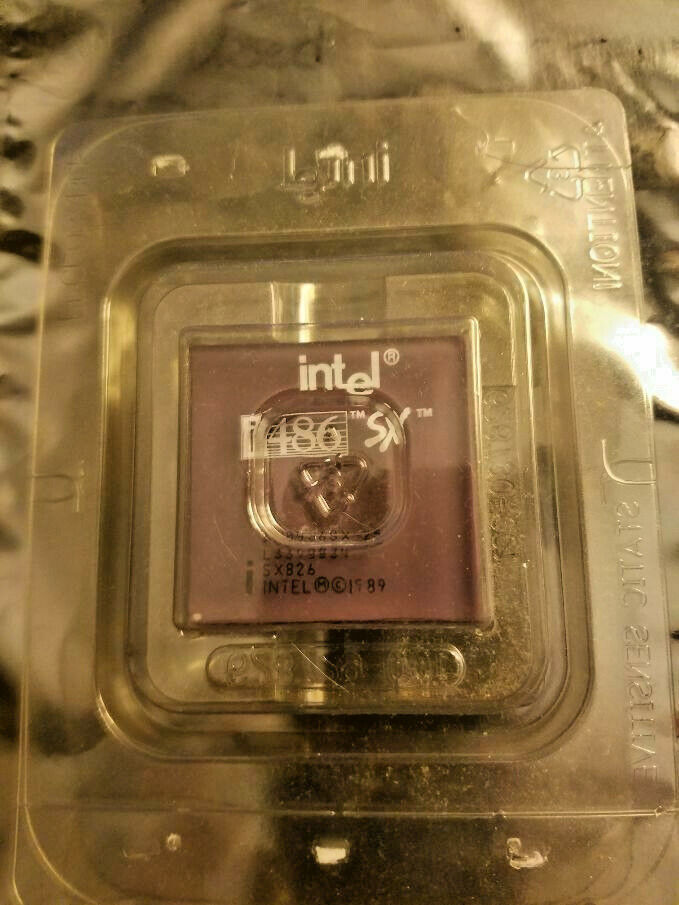 INTEL i486 SX PROCESSOR A80486SX-25 / SX798 Vintage