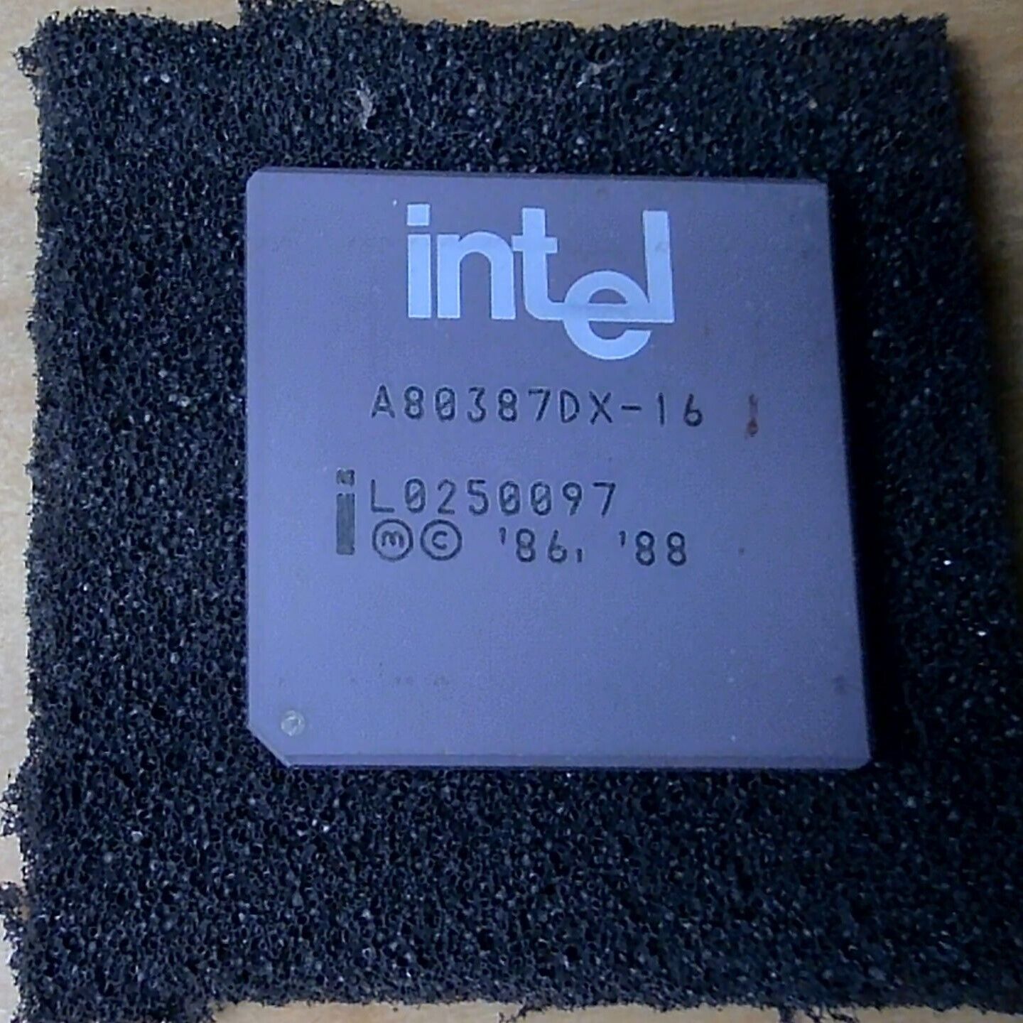 Intel A80387DX-16 FPU Math Coprocessor 16MHz PGA68 Vintage 387 Processor