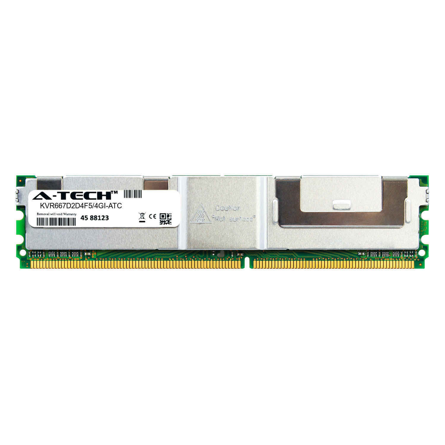4GB PC2-5300 ECC FBDIMM (Kingston KVR667D2D4F5/4GI Equivalent) Server Memory RAM