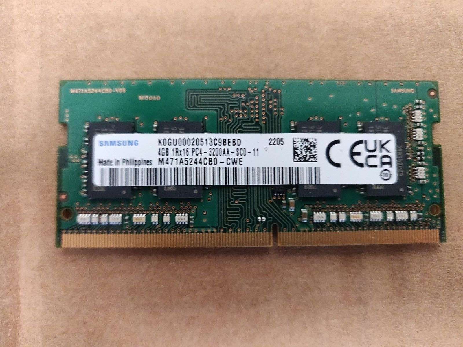 Mixed Brands 4GB DDR4-3200 Laptop SODIMM RAM Memory