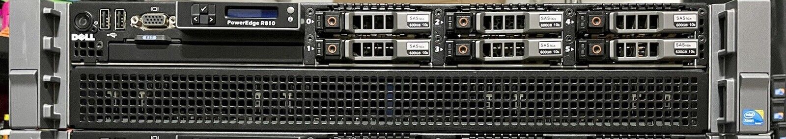 Dell Poweredge R810 Server : 4x6-Core E7540/PercH700/512GB RAM/6x600GB