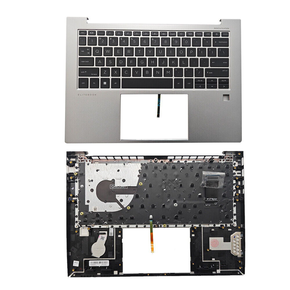 For HP EliteBook 840 845 G9 Upper Case Palmrest+Backlit keyboard N09058-001