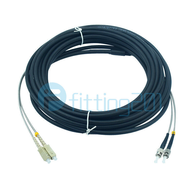 Outdoor Field Fiber Patch Cord SC-ST MM Multi-Mode Duplex Fiber Optic Cable 30M