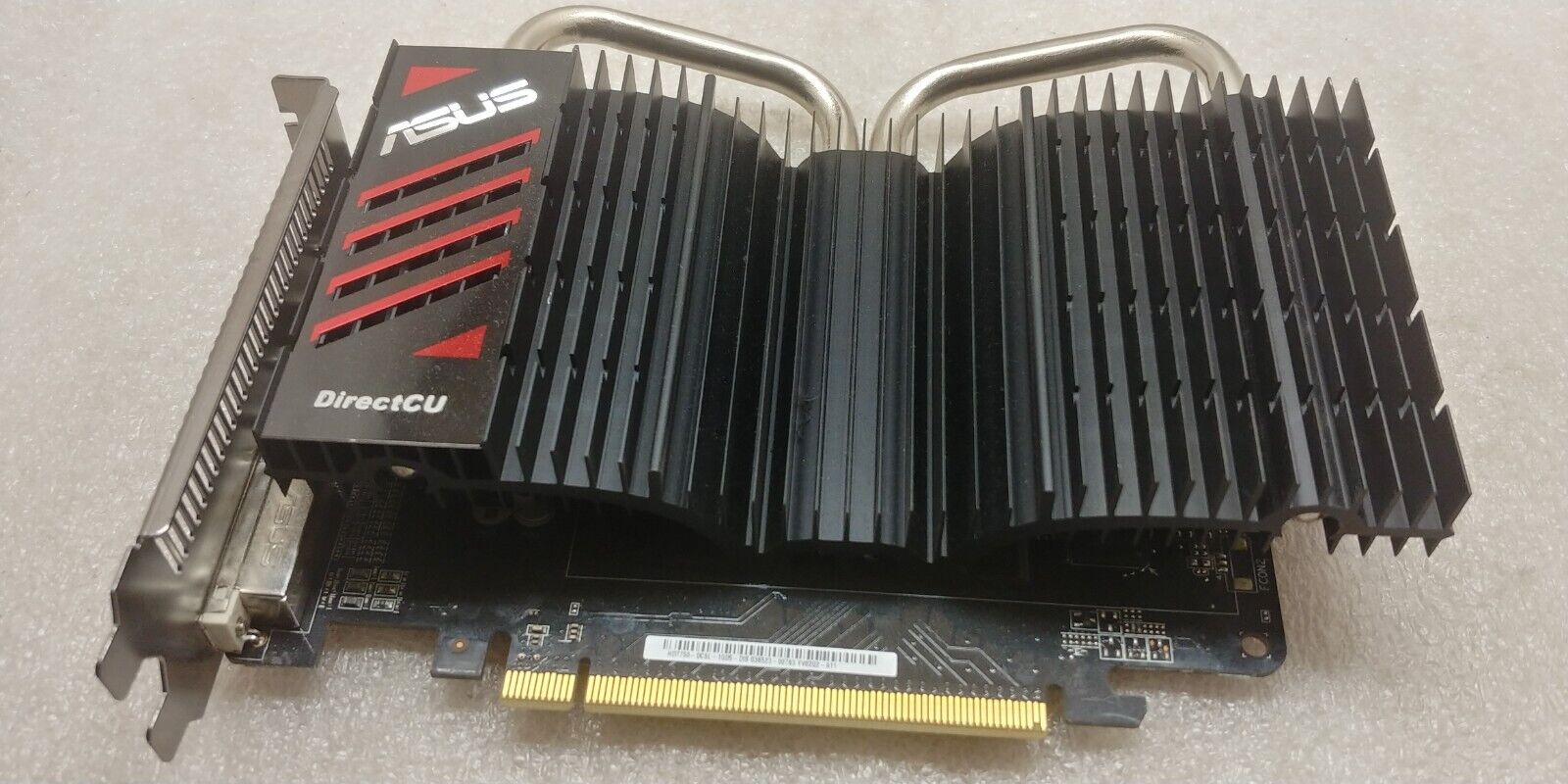 ASUS DIRECTCU HD7750-DCSL-1GD5 SILENCE PCIE GRAPHICS CARD GREAT COND 