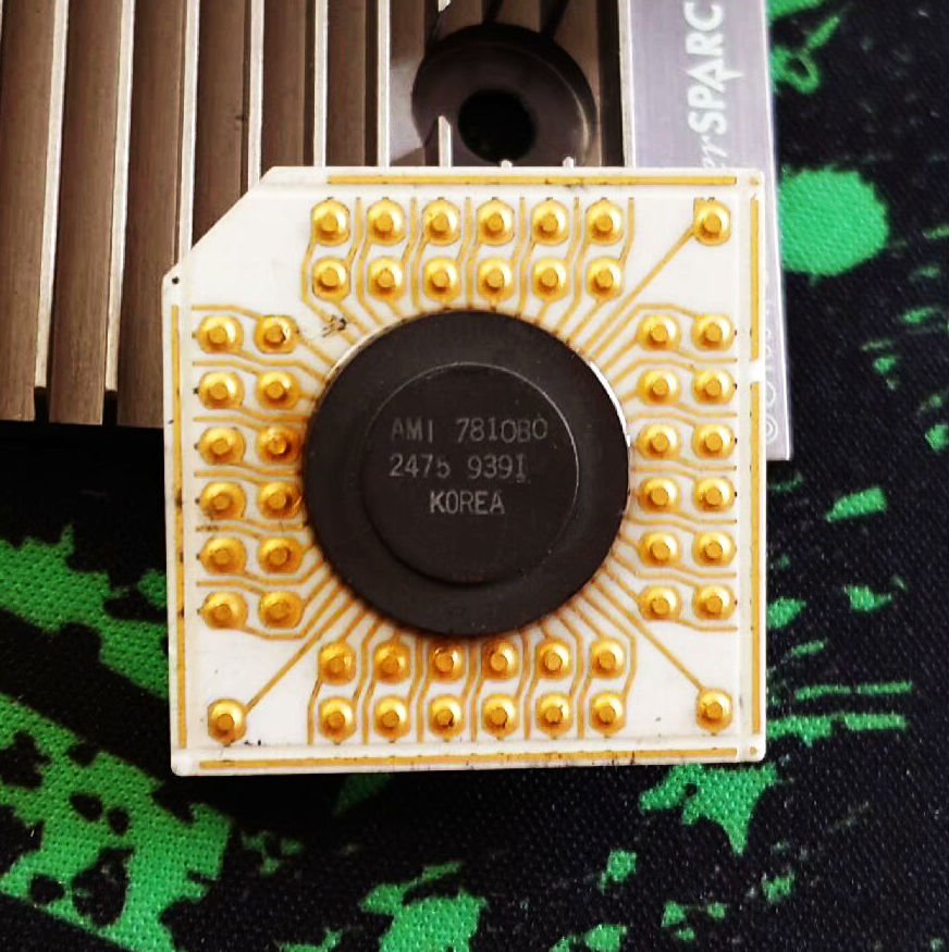 Ancient chip 1975 Burroughs B800 mainframe processor chip, not a cpu