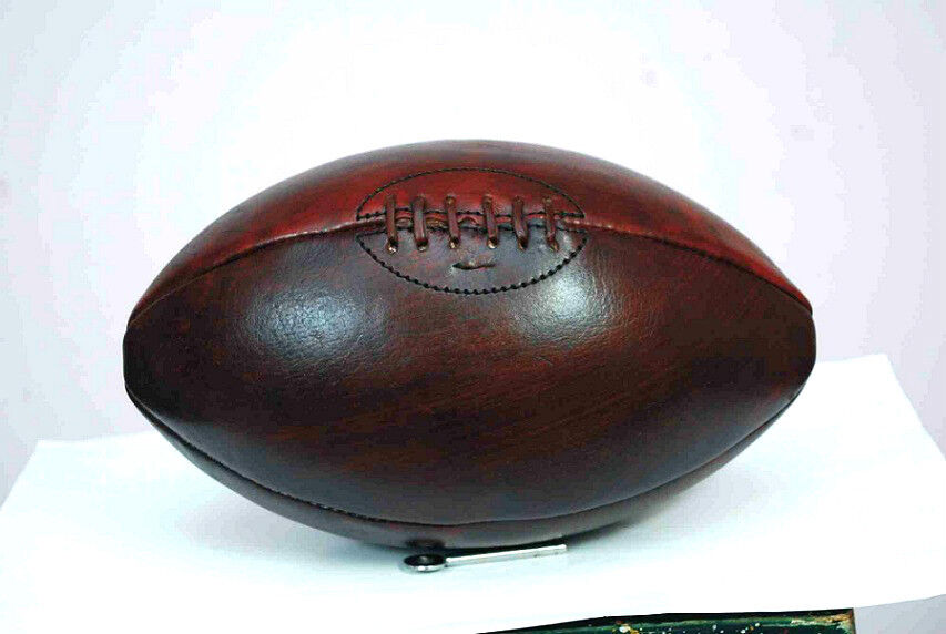 1930\'s Vintage Style Football, 4 Panels, Size 5 (Full Size) WATER MELON.