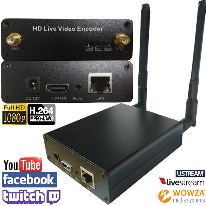 H.264 Portable Wifi HDMI Encoder support http rtsp RTMP for Live Stream