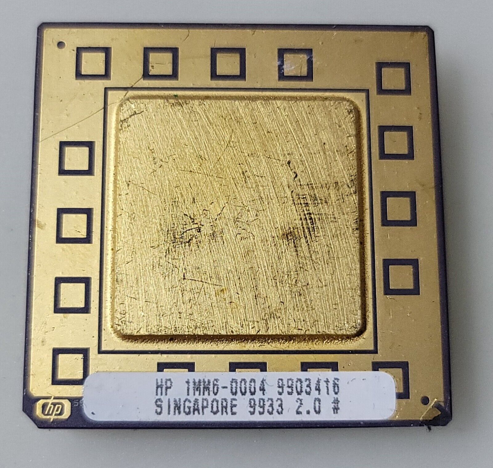Vintage Rare HP 1MM6-0004 Ceramic Processor For Collection or Gold Recovery