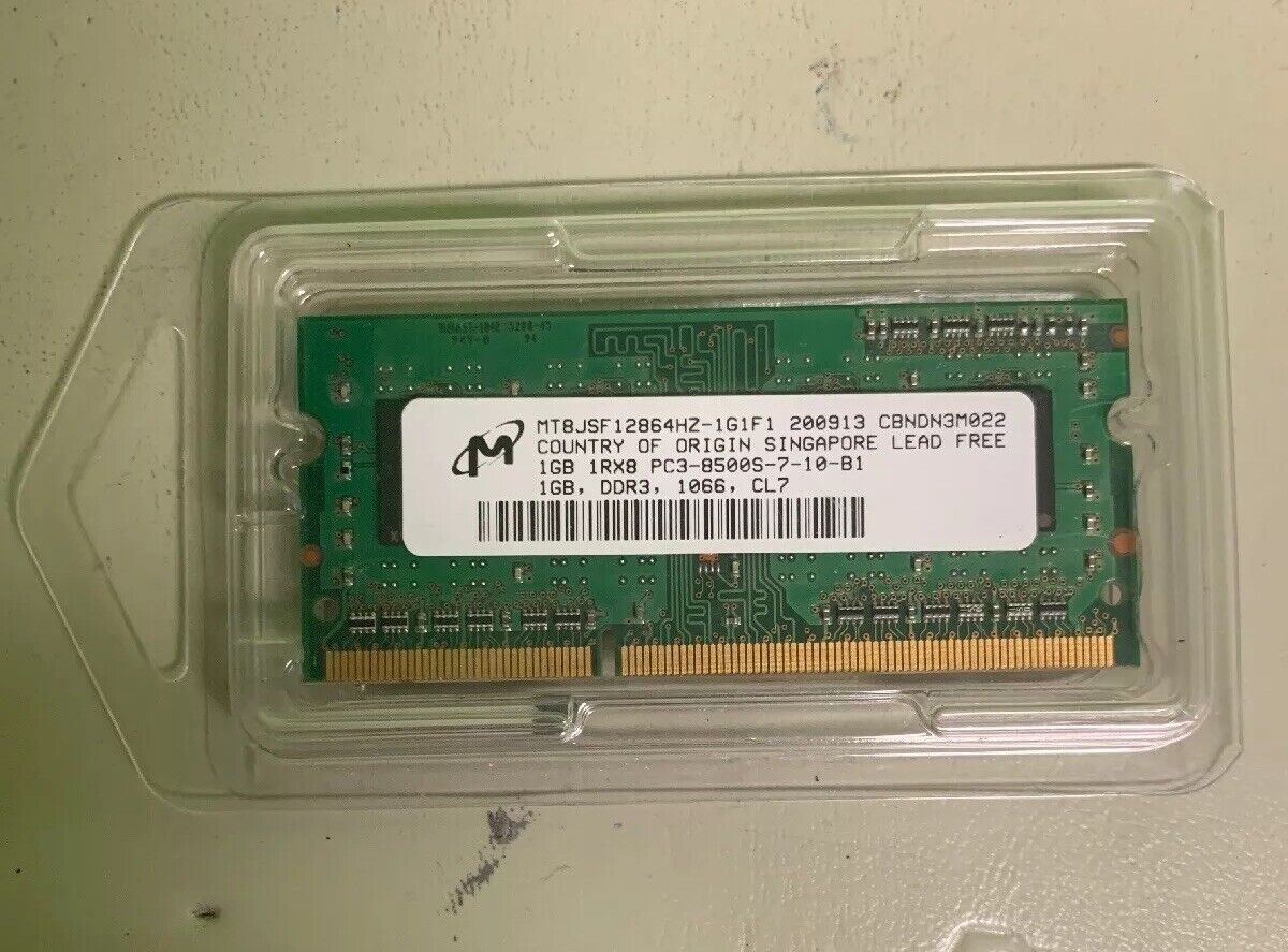 1GB 1RX8 PC3-8500s 7 10 B1